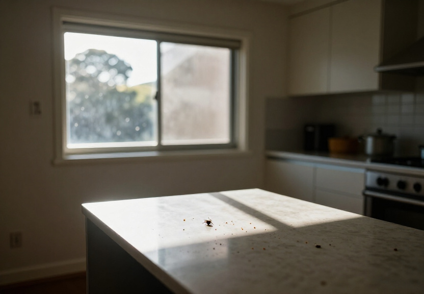 Ants swarming a Sans Souci backyard before treatment